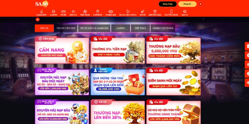 khuyến mãi SA88 khuyến mãi SA88